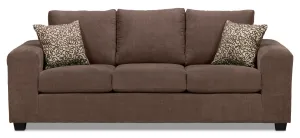 Fava Sofa and Chair Set - Light Brown