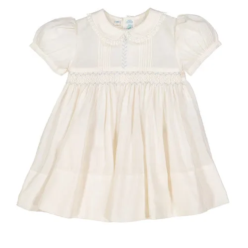 Feltman Brothers Ivory Vintage Smoked Dress