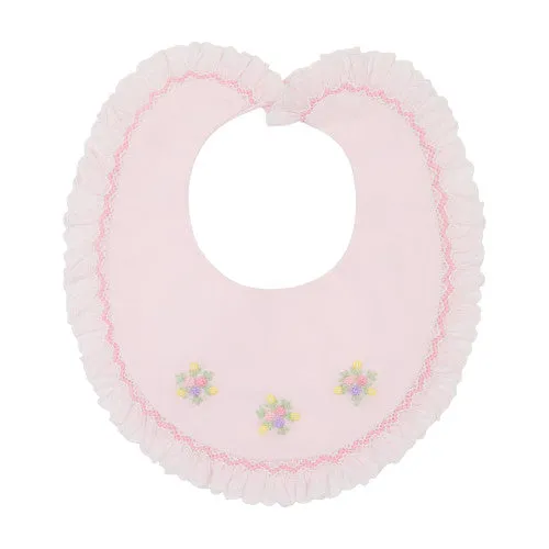 Feltman Brothers Pink Secret Garden Bib