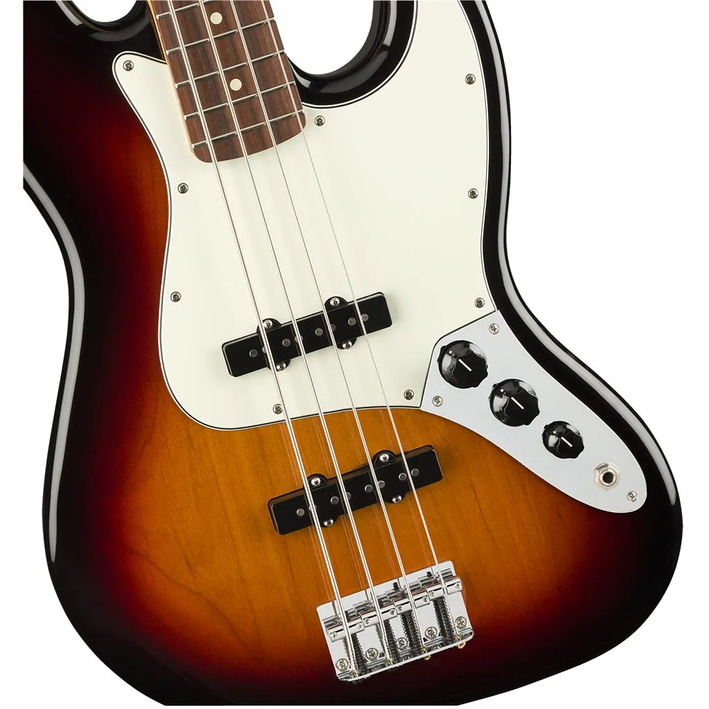 Fender Player Jazz Bass - 3 Tone Sunburst - Pau Ferro
