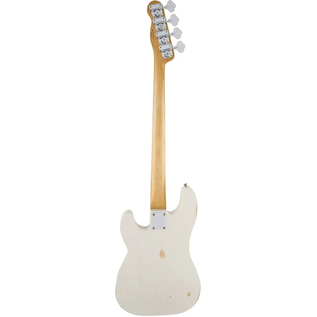 Fender Roadworn Mike Dirnt Precision Bass - White Blonde - Maple Fretboard