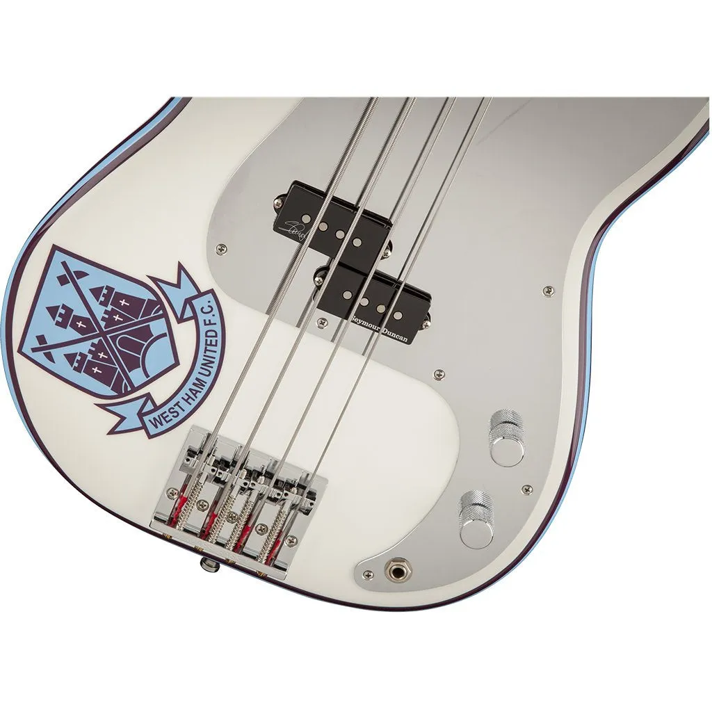 Fender Steve Harris Signature Precision Bass - Olympic White - Maple Neck