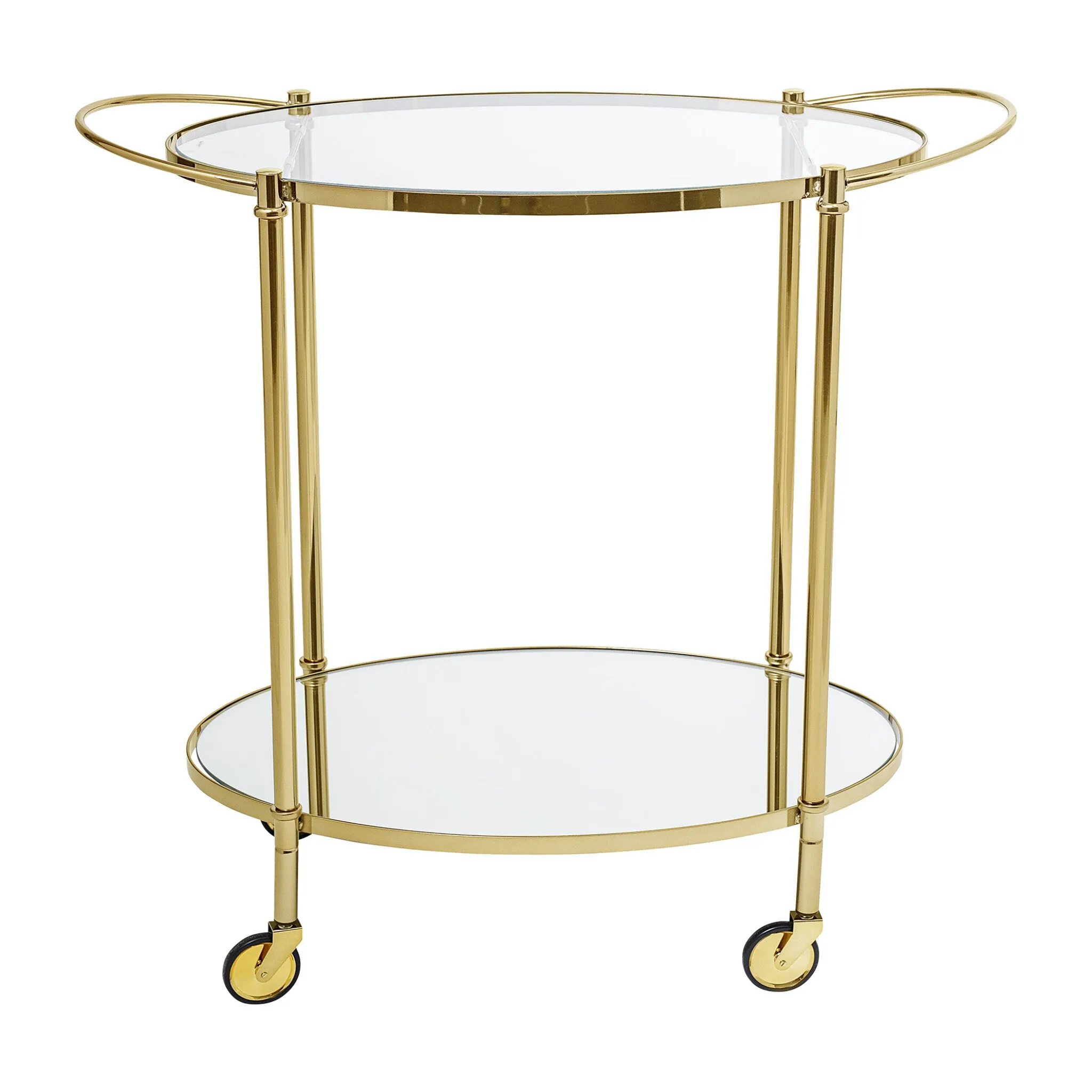 Fine Bar Table | Glass | Gold