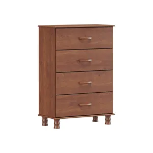 Finestra Bronze Line Solid Wood 4 Drawer Chest L790 x W400 x H1135mm Imbuya