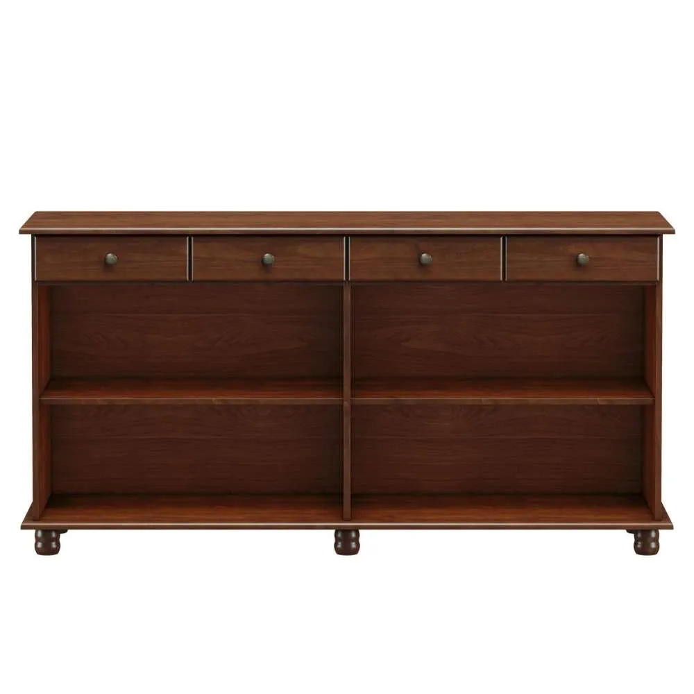 Finestra Rubi 4 Door 4 Drawer Buffet L1689 x W430 x H855mm Coffee No Warranty