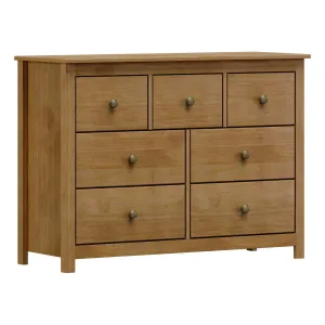 Finestra Topazio Line Solid Wood 7Drawers Chest L1100 x W405 x H805mm Freijo