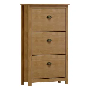 Finestra Topazio Line Solid Wood Shoe Cabinet L700 x W280 x H1230mm Freijo