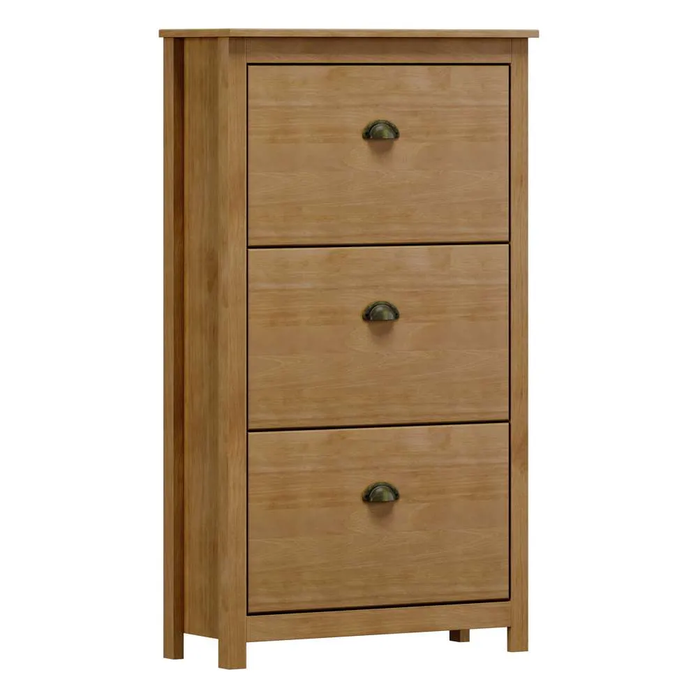 Finestra Topazio Line Solid Wood Shoe Cabinet L700 x W280 x H1230mm Freijo