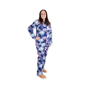 Flannel PJ Set, Blooms in Spring, Size 10