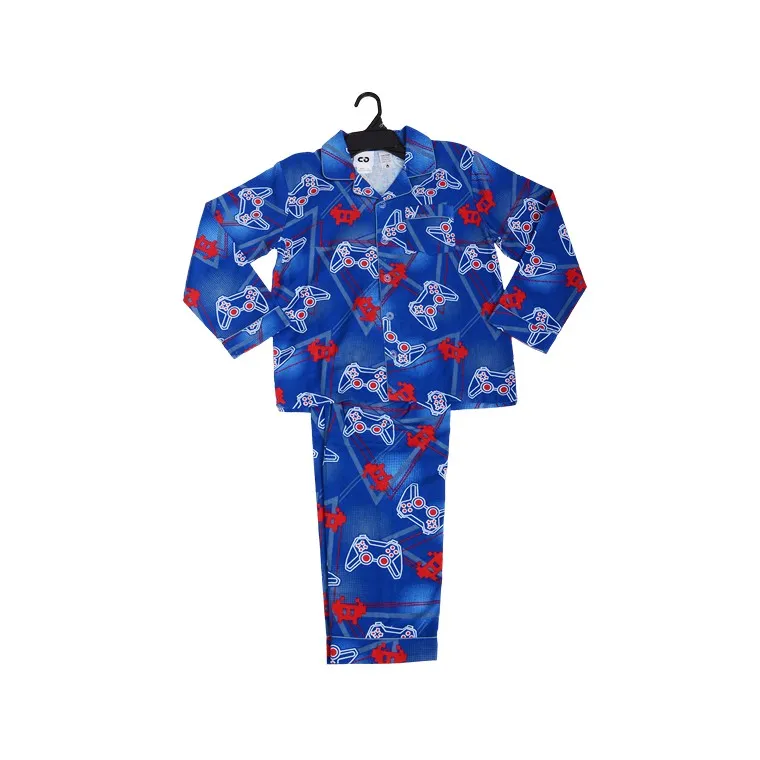 Flannel PJ Set, Gamer, Size 8
