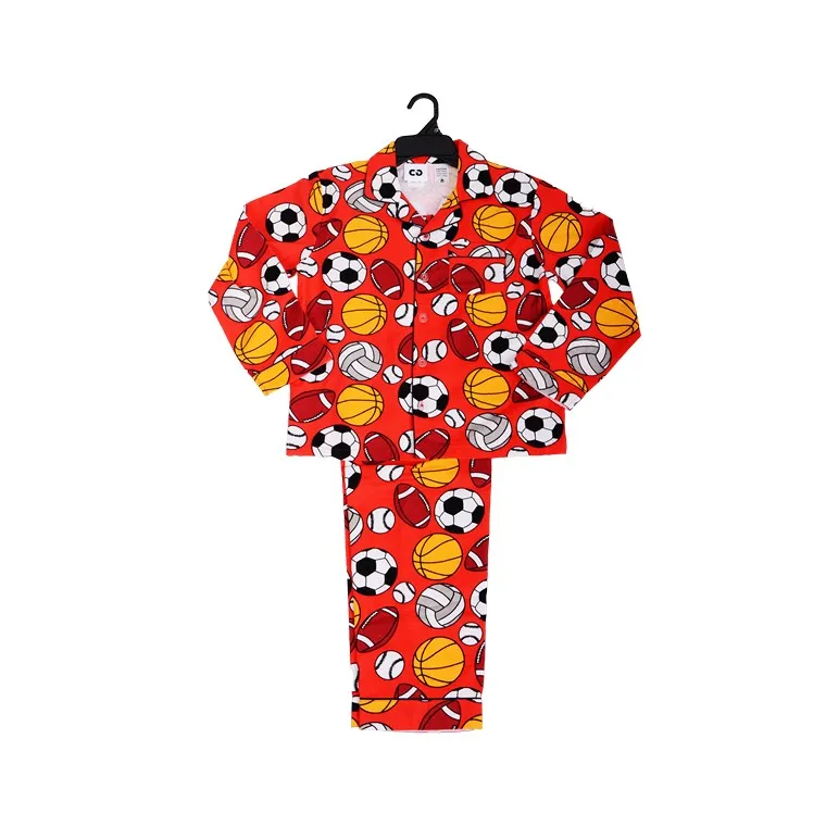 Flannel PJ Set, GOAL!, Size 16