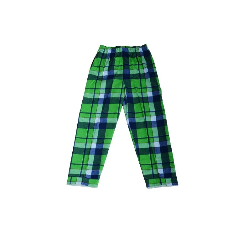 Flannel PJ Set, Kelly Check, Size 16