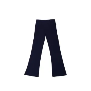 Flared Pants, Navy, Size 10