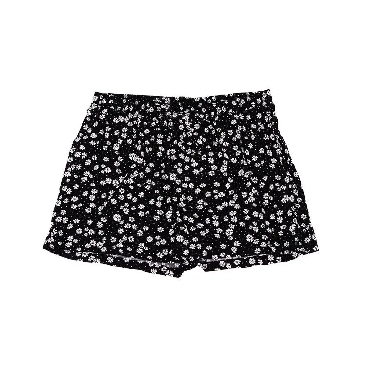 Floral Print Shorts, Size M