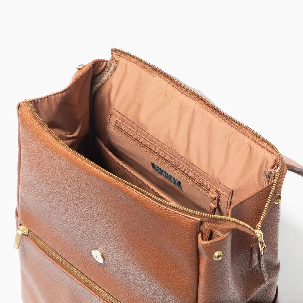 Freshly Picked Classic Diaper Bag | Cognac