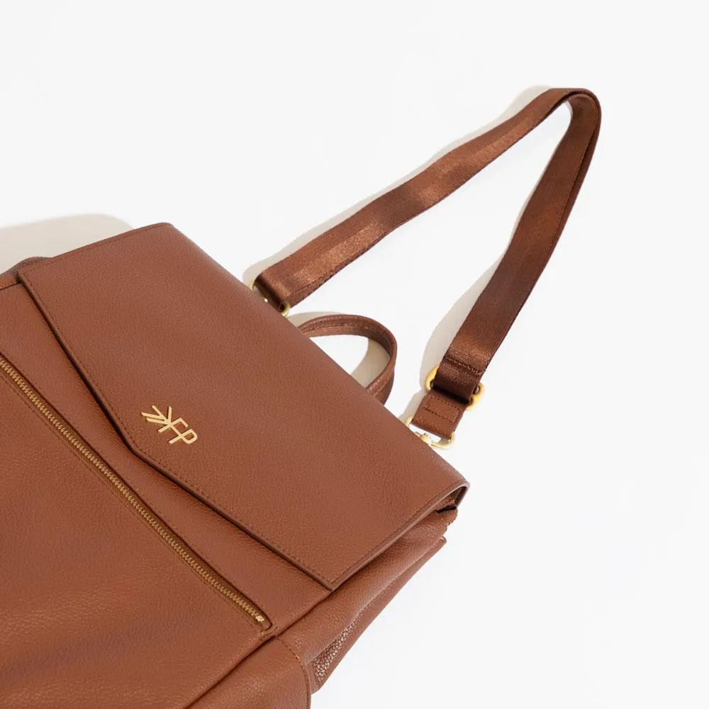 Freshly Picked Classic Diaper Bag | Cognac