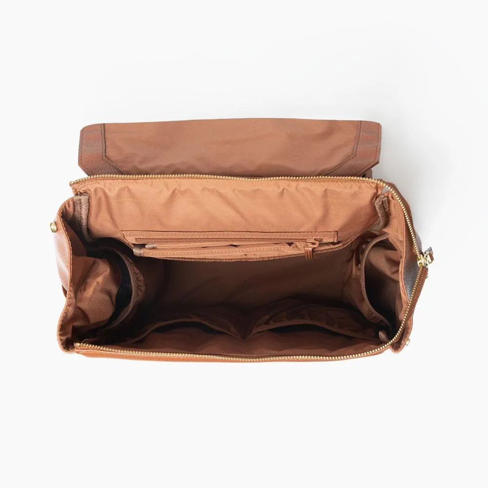Freshly Picked Classic Diaper Bag | Cognac