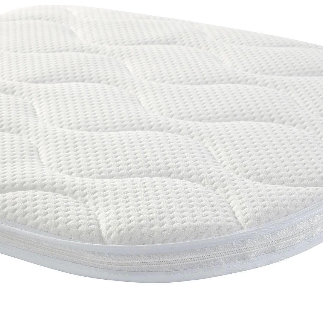 Gaia Baby Serena Bedside Crib Mattress - White