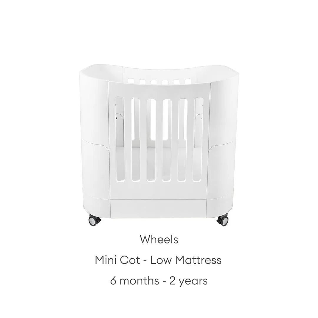 Gaia Baby Serena Mini Cot Bed - White