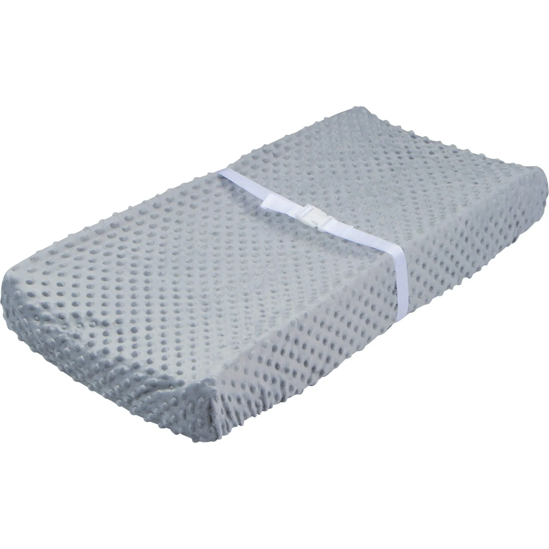 Gerber Grey Minky Dot Pad Cover