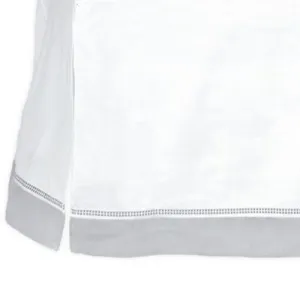Gerber Just Born Dream Broken Stripe Crib Skirt in Grey/White