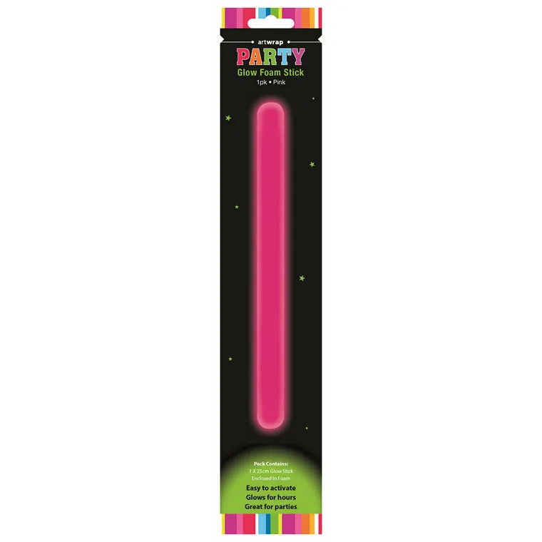 Glow Foam Stick, Pink