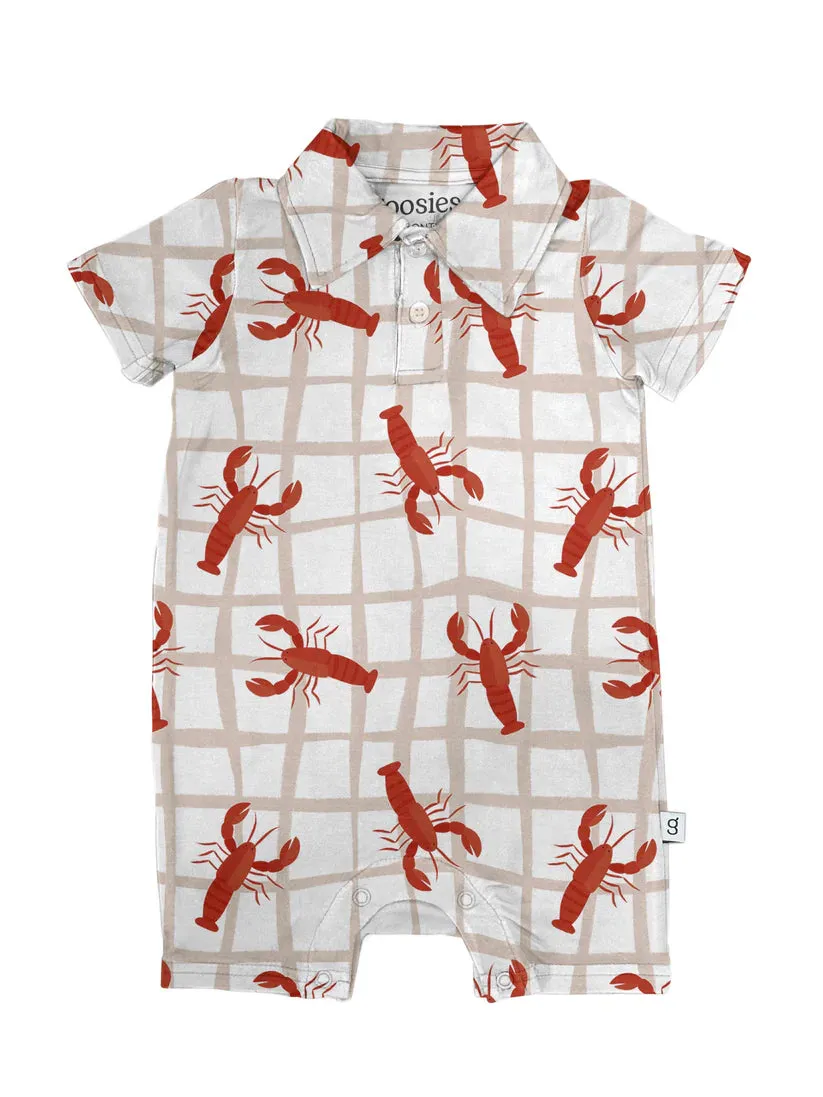 Goosies Crawfish SS Polo Romper