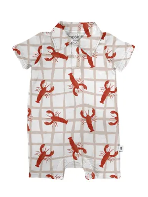 Goosies Crawfish SS Polo Romper