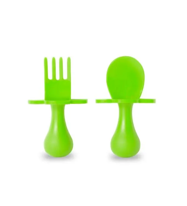 Grabease First Self Feeding Spoon and Fork Set