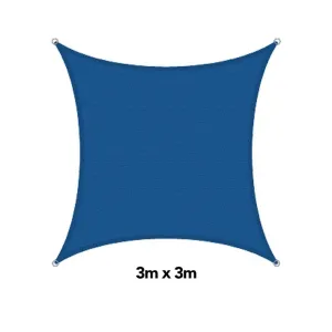 H&G Shade Sail Square Ocean, 3x3m
