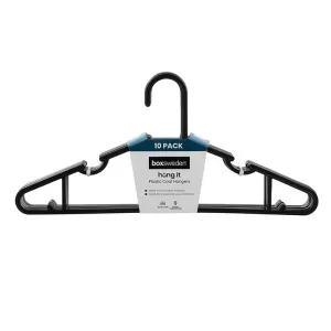 Hang It Plastic Hangers, 10pk, Asstd