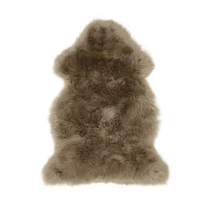 Hübsch Prim Sheepskin Rug, Shorthaired Brown