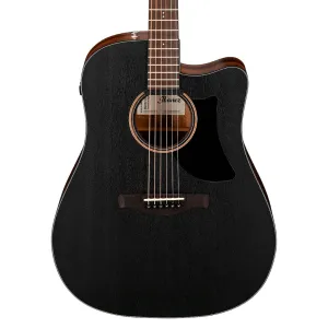 Ibanez AAD190CE Advanced Acoustic/Electric Guitar - Weathered Black