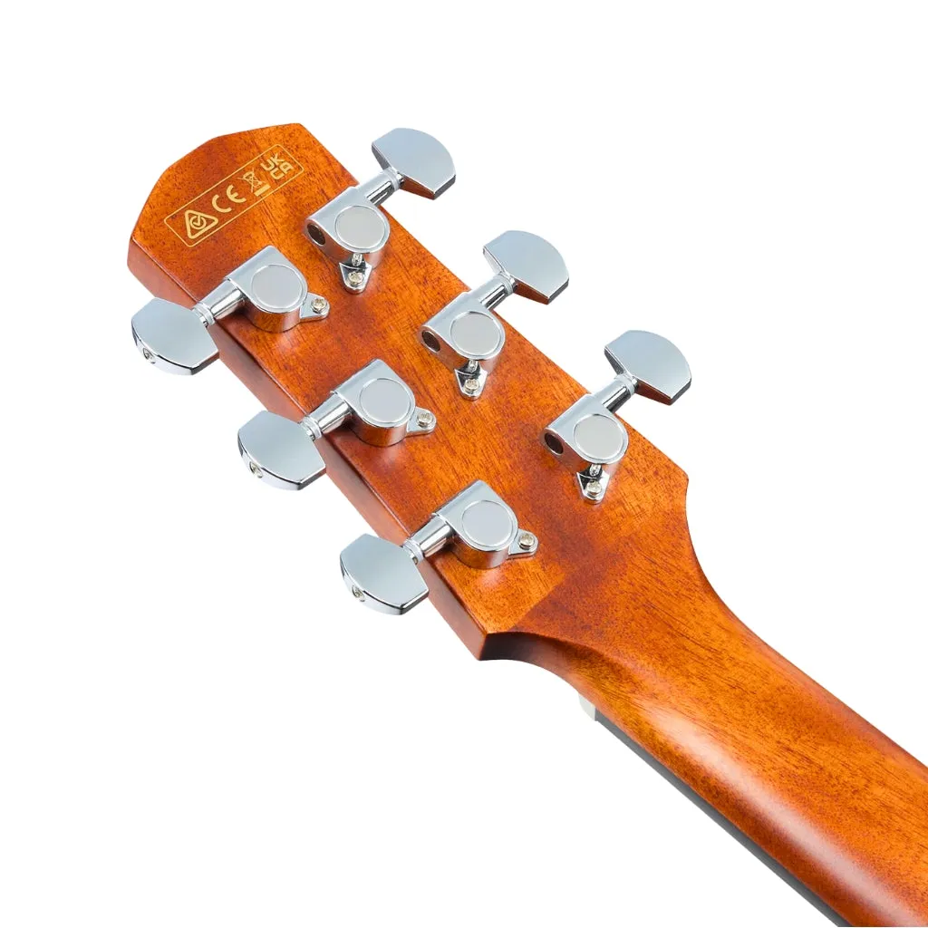 Ibanez AAD50CE Advanced Acoustic/Electric Guitar - Transparent Charcoal Burst Low Gloss