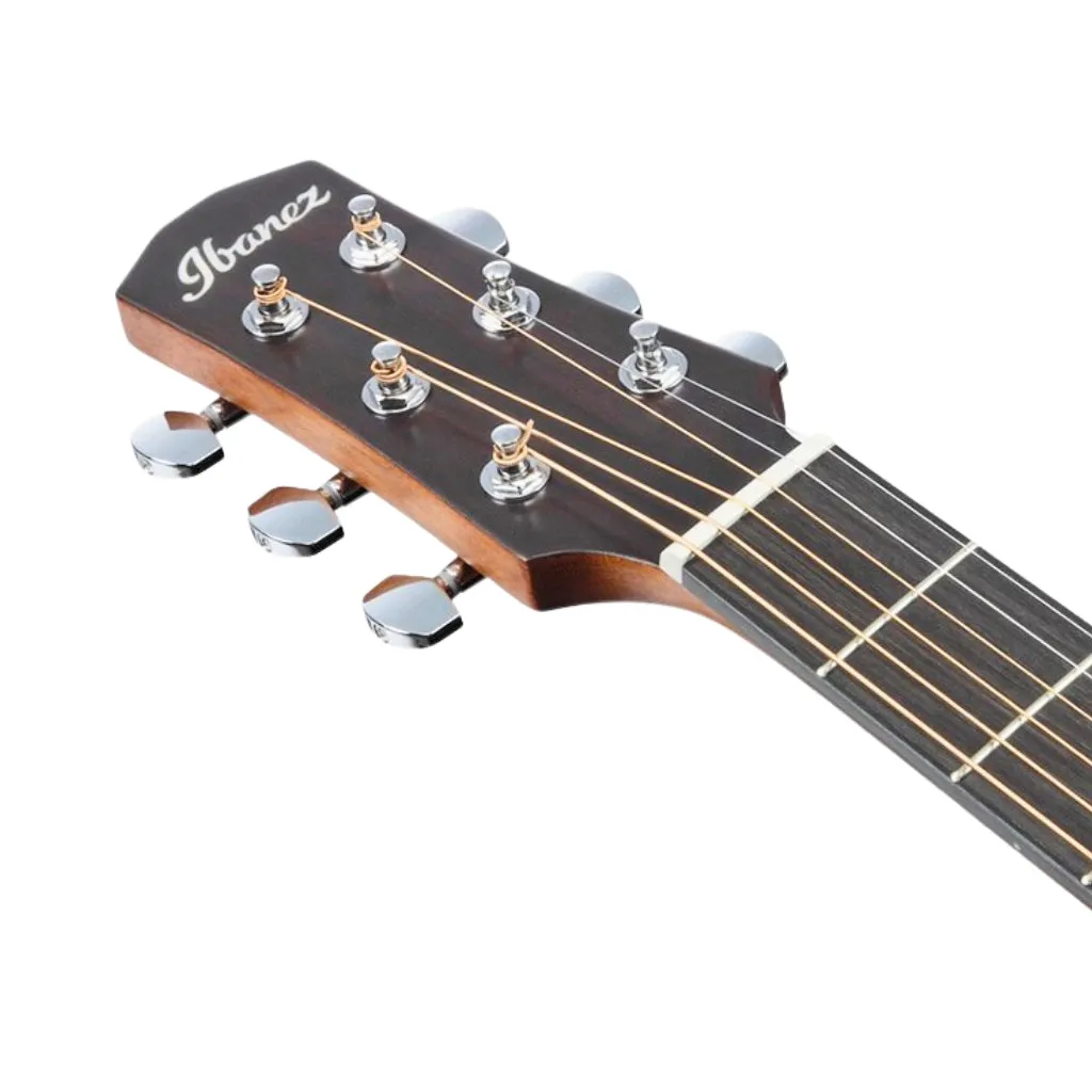 Ibanez AAD50CE Advanced Acoustic/Electric Guitar - Transparent Charcoal Burst Low Gloss