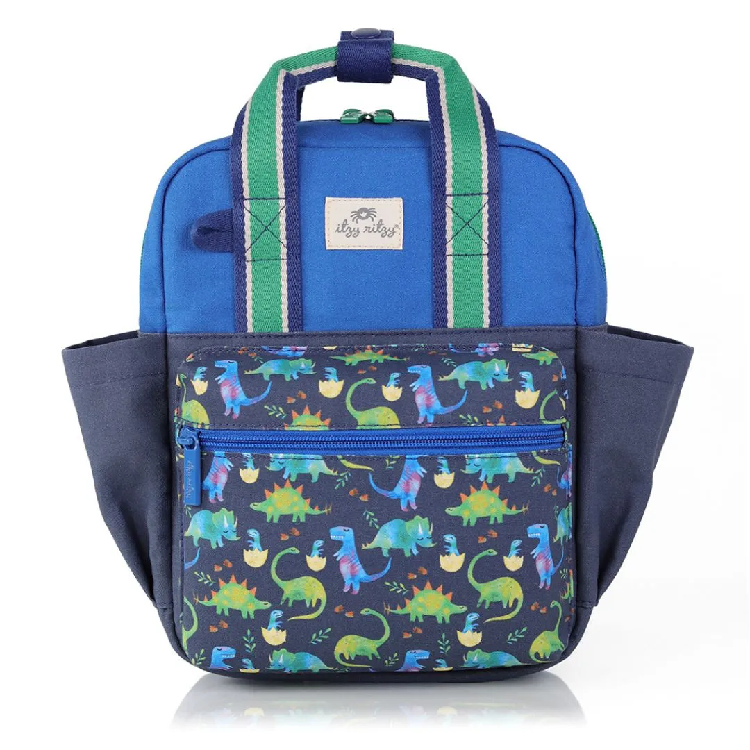 Itzy Bitzy Toddler Backpack | Raining Dinos