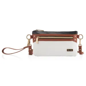 Itzy Ritzy Boss Pouch Wallet | Coffee & Cream