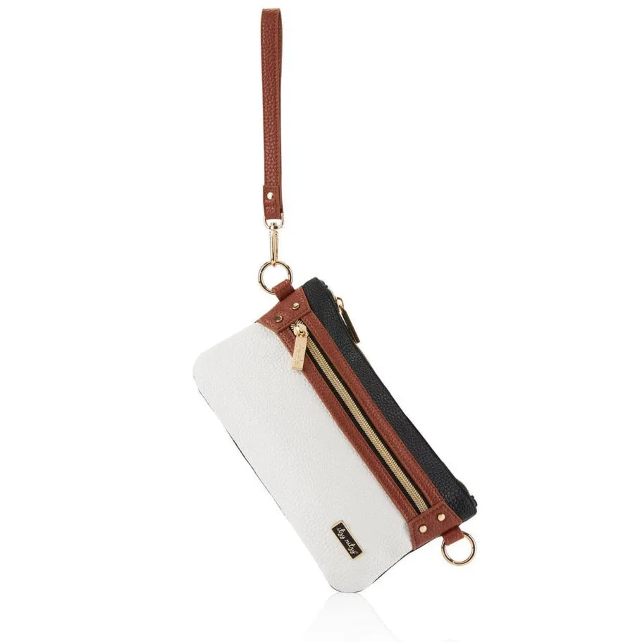 Itzy Ritzy Boss Pouch Wallet | Coffee & Cream