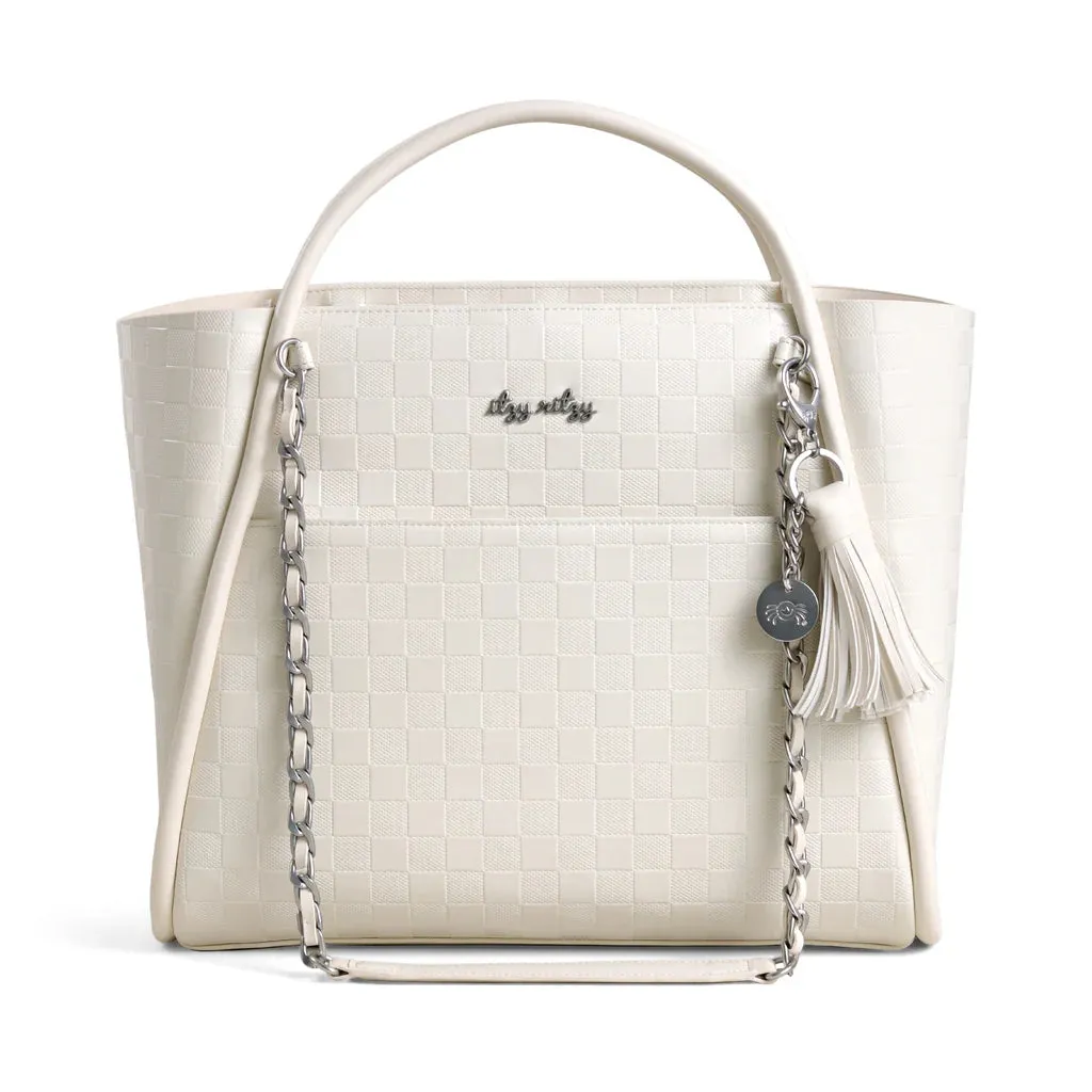 Itzy Ritzy Limited Edition Boss Tote Flat White