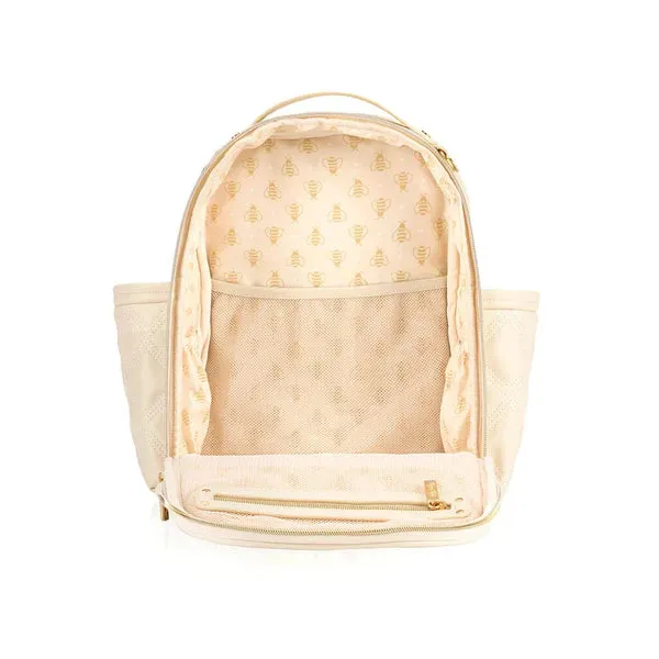 Itzy Ritzy Milk & Honey Mini Plus Diaper Bag Backpack