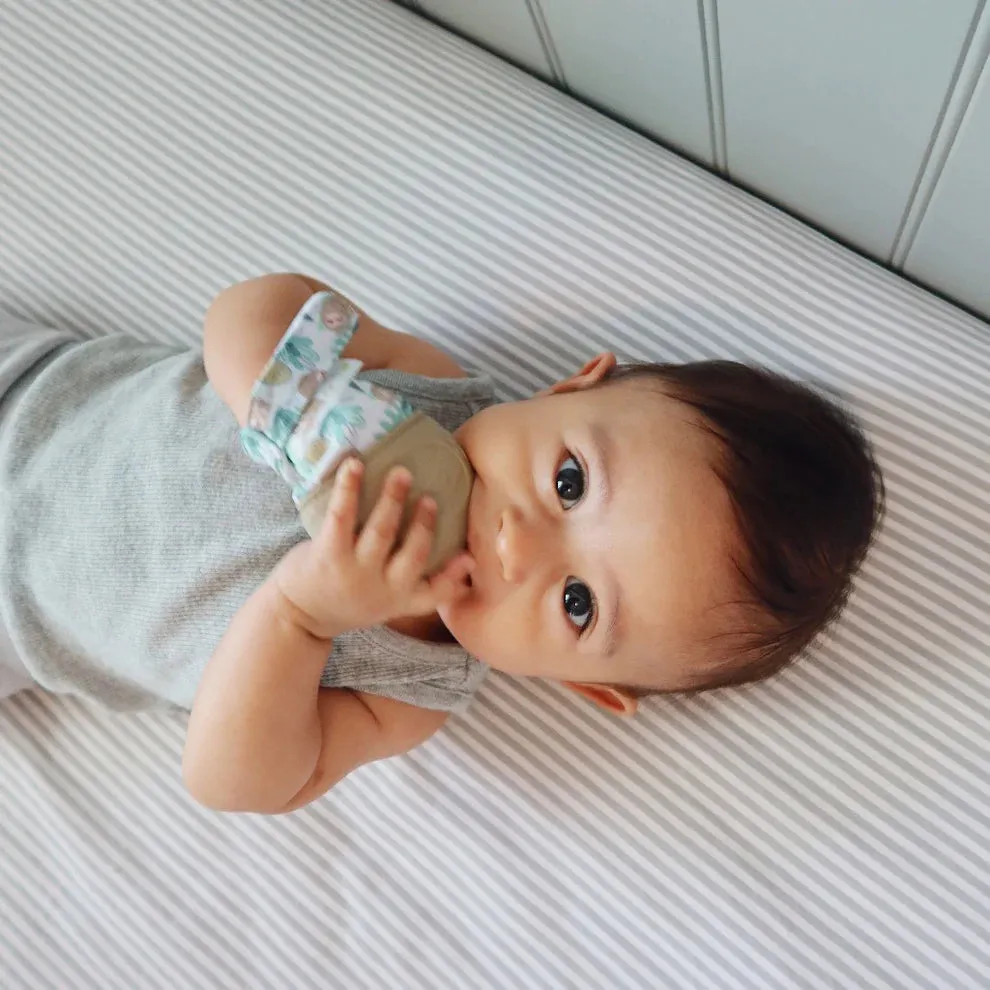 Itzy Ritzy Silicone Teething Mitt | Sloth