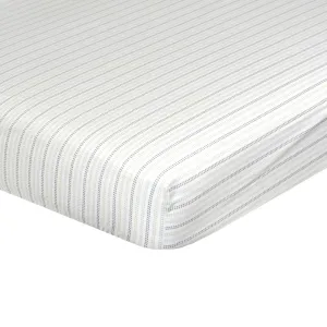 Just Born Dream Fitted Crib Sheet, Taupe/Gray