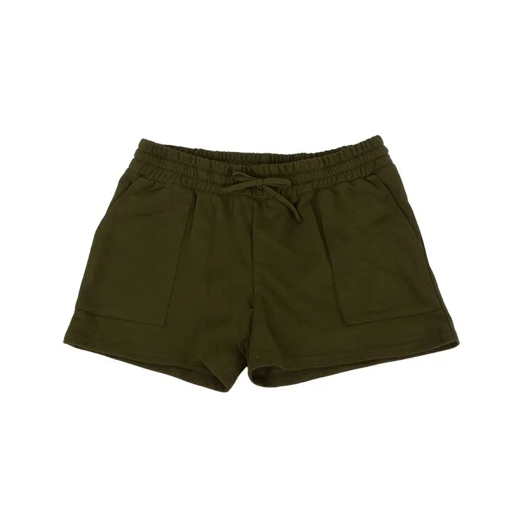 Khaki Pull-On Shorts, Size L