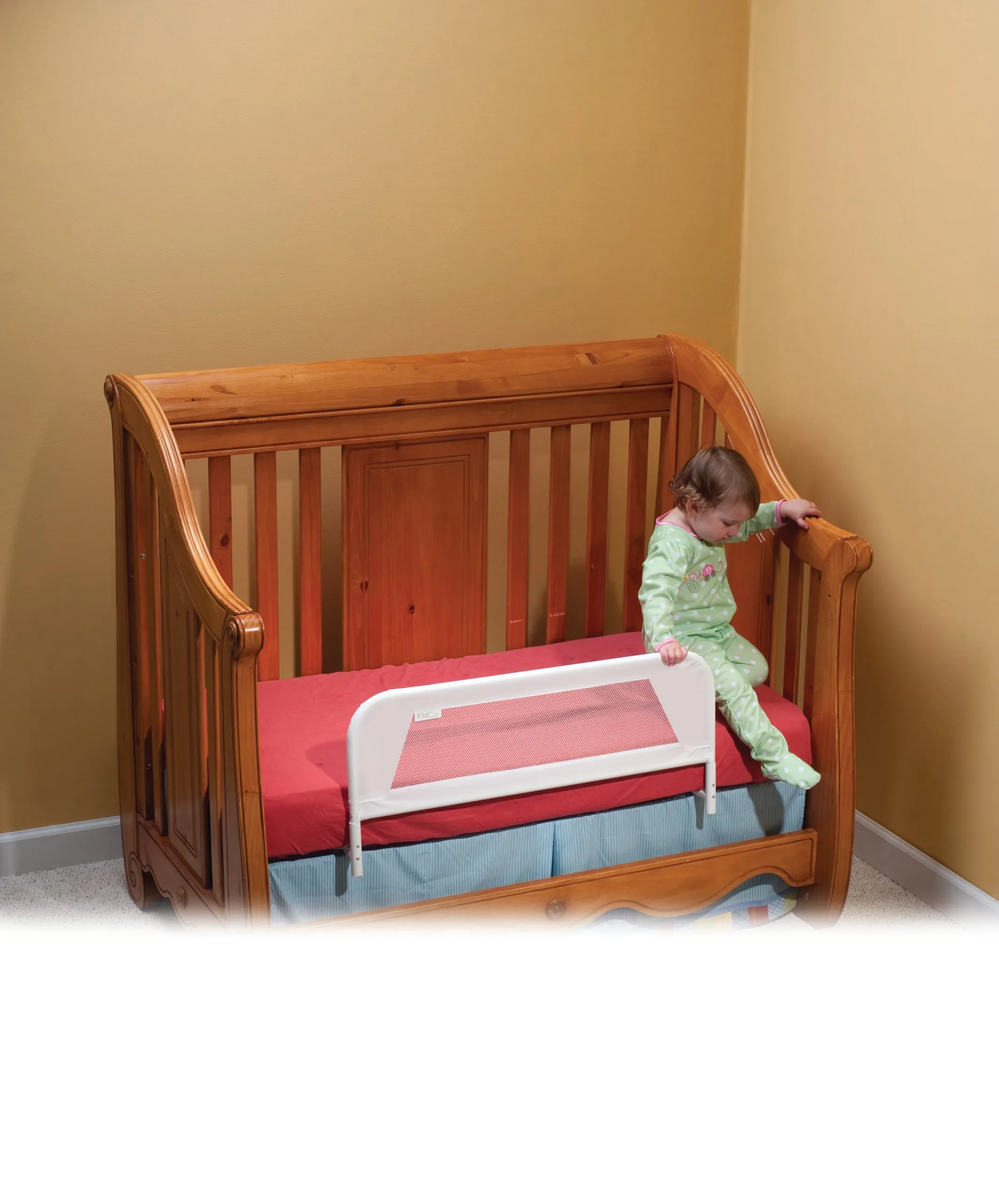 KidCo Convertible Crib Rail/White Mesh