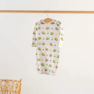 King Cake Organic Cotton My First king Cake Gown Newborn