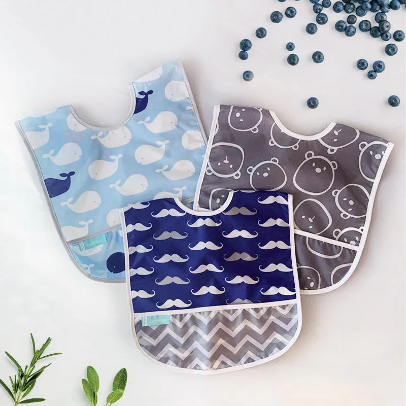 Kushies Cleanbib | Blue Whales
