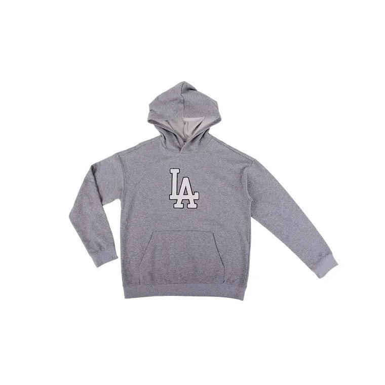 LA College Hoodie, Grey Marle, Size XL