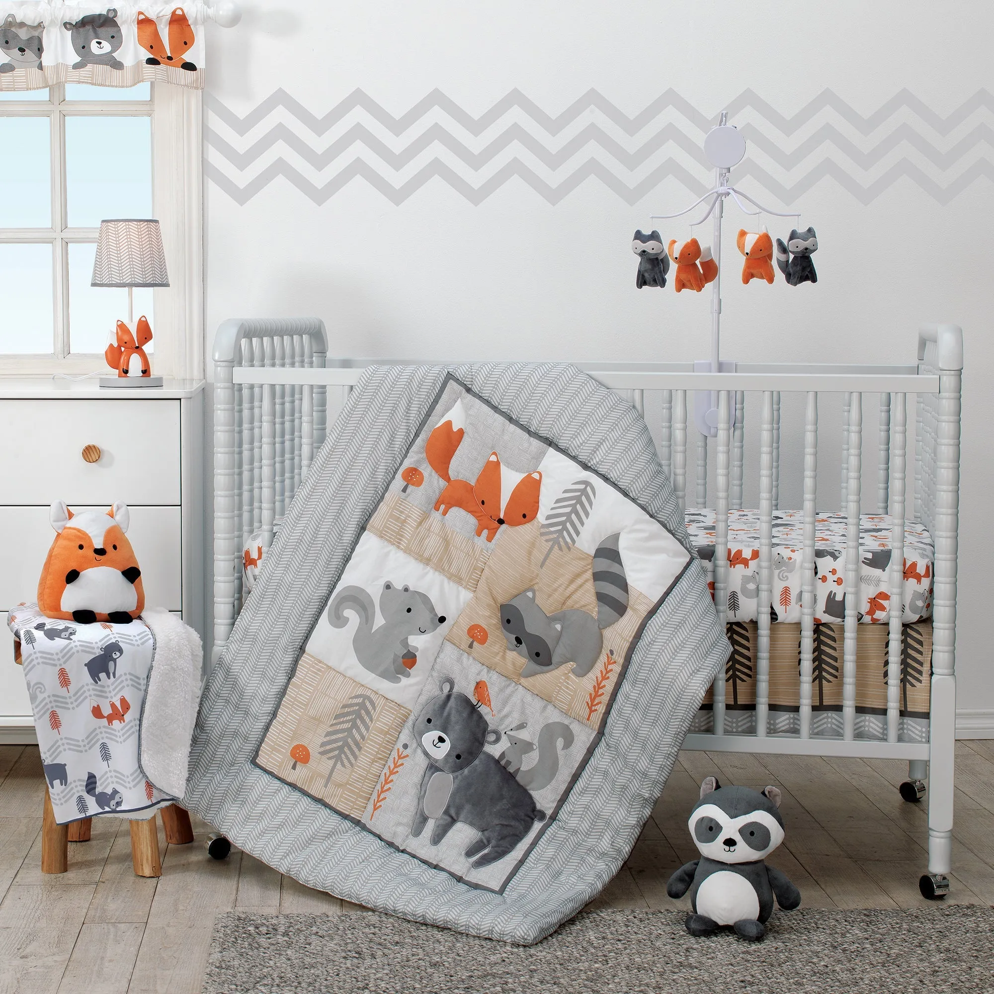 Lambs & Ivy Acorn Musical Baby Crib Mobile
