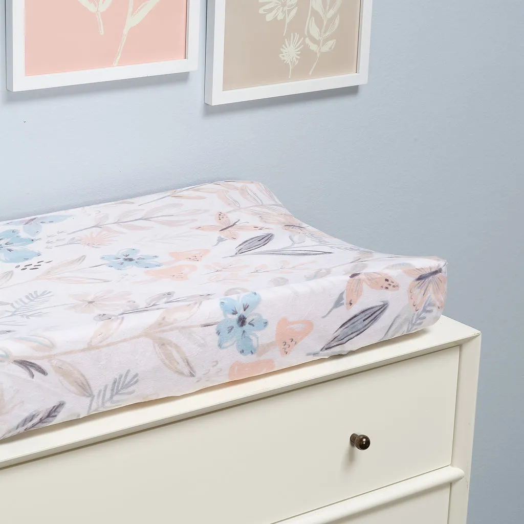 Lambs & Ivy Baby Blooms Changing Pad Cover