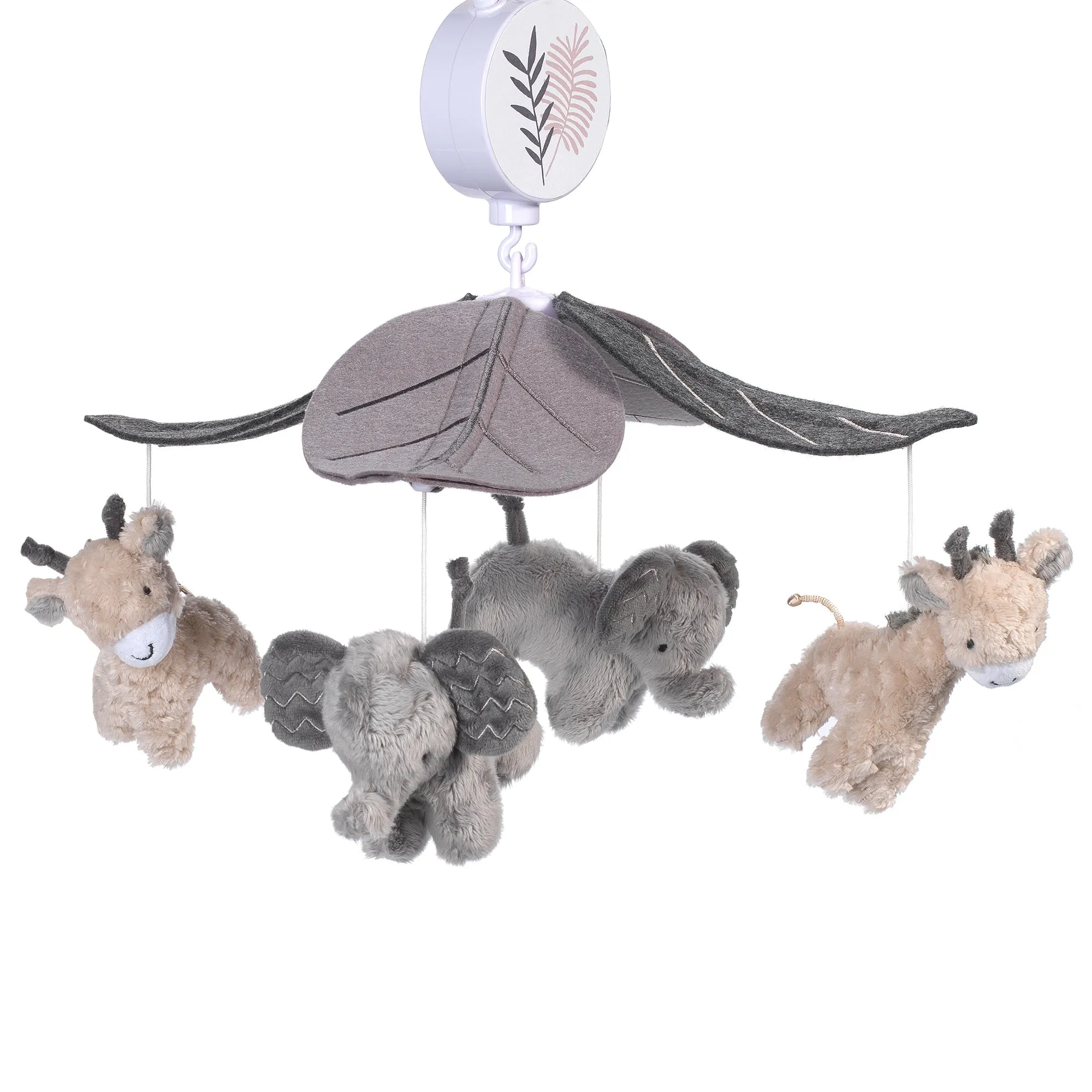 Lambs & Ivy Baby Jungle Musical Baby Crib Mobile